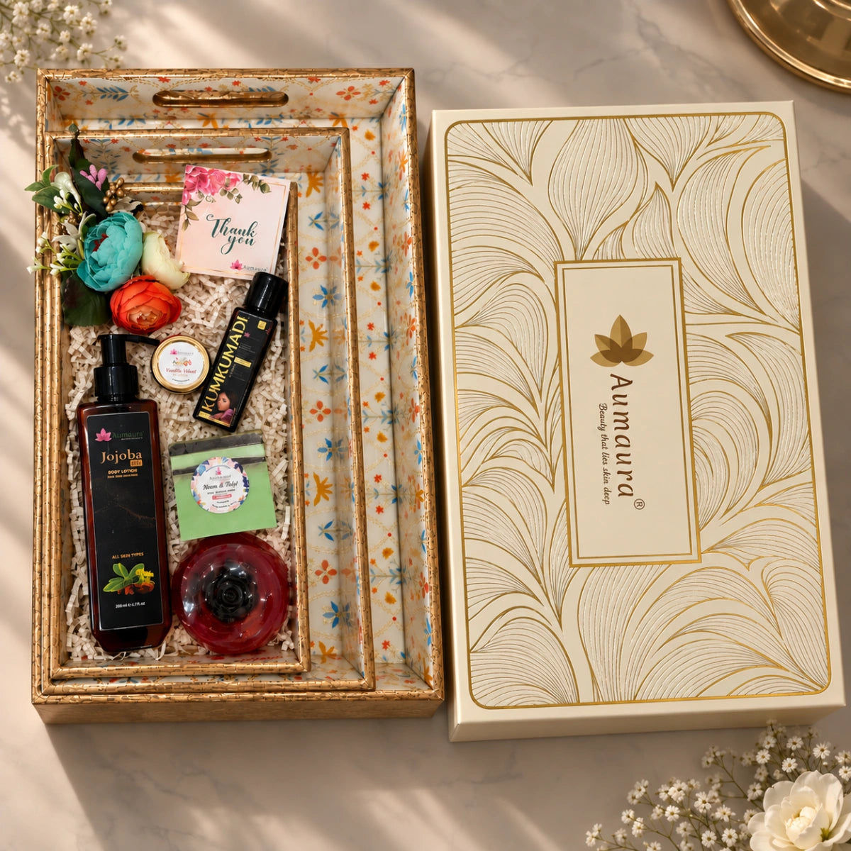Aumauras Signature Luxe Tray Hamper