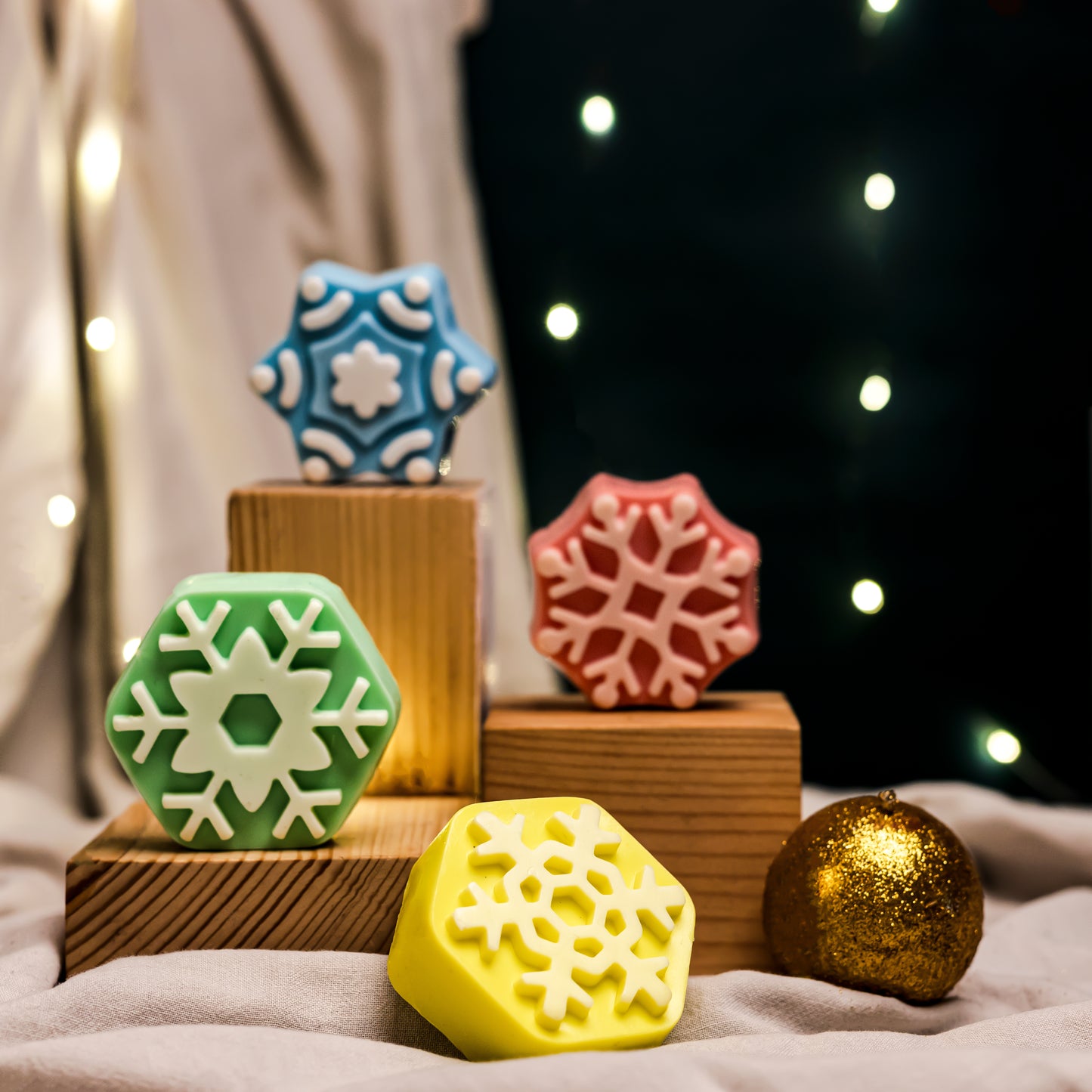 Snow Flake Soap Bars