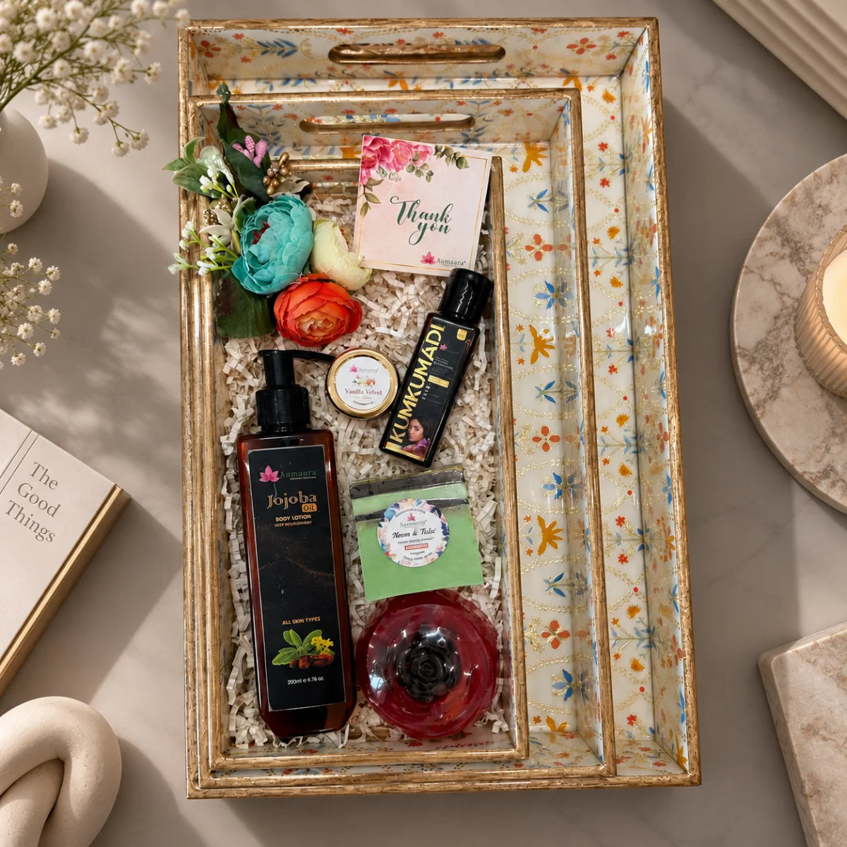 Aumauras Signature Luxe Tray Hamper