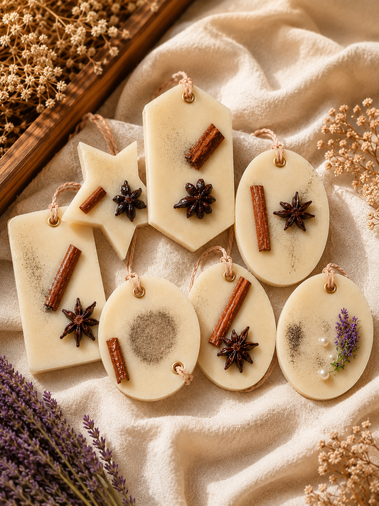 Handcrafted Botanical Wardrobe Sachets (Cinnamon-Vanilla)