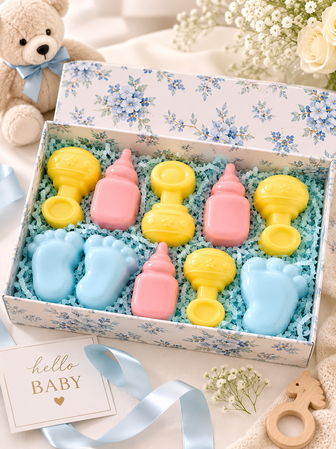 Handmade Baby Bath Time Soap Gift Hamper