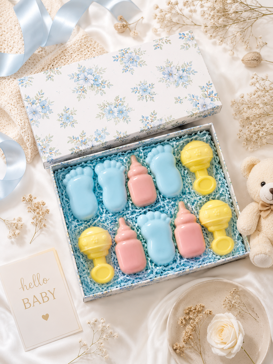 Handmade Baby Bath Time Soap Gift Hamper