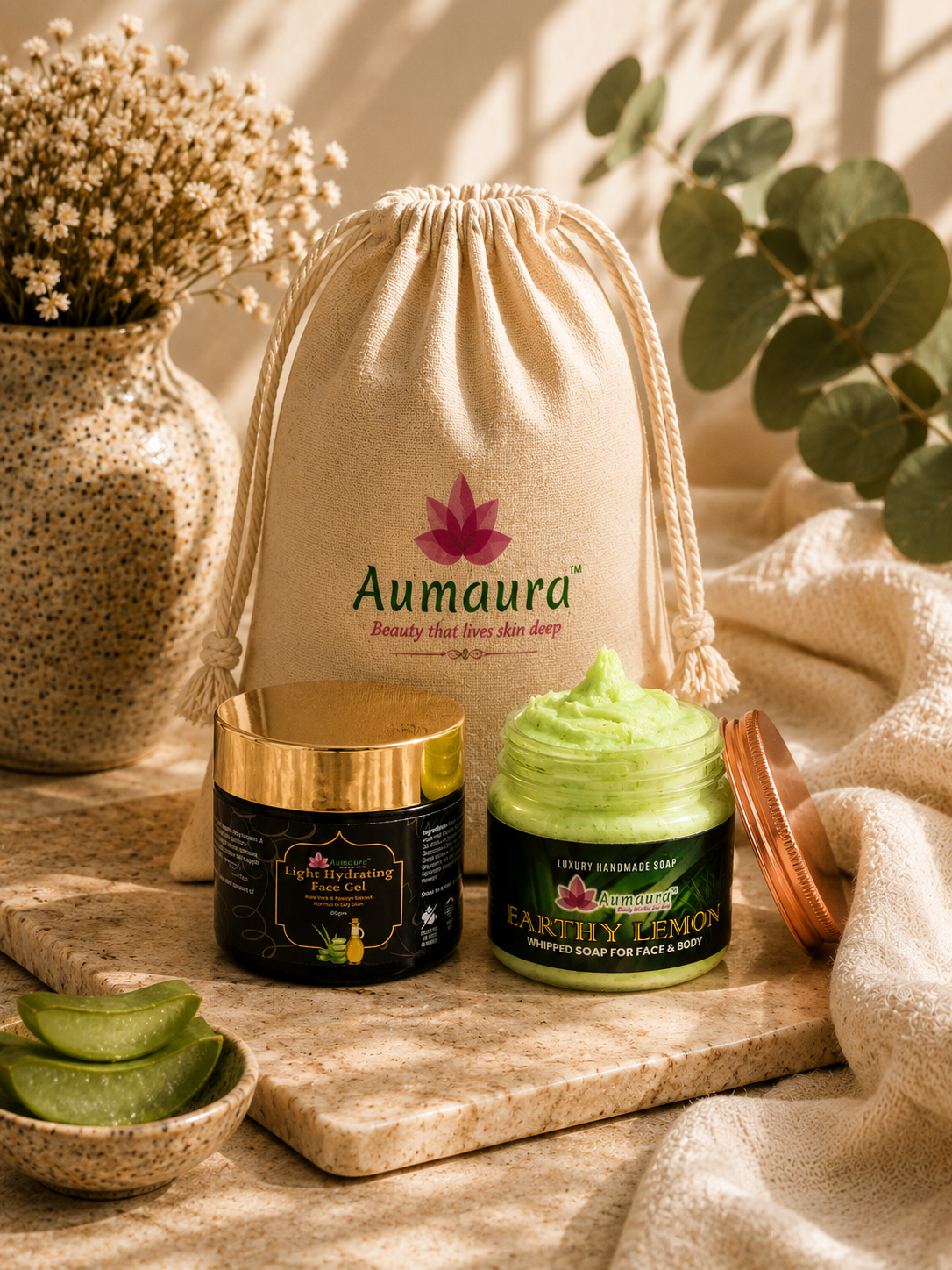 Aumauras Glow Ritual Potli