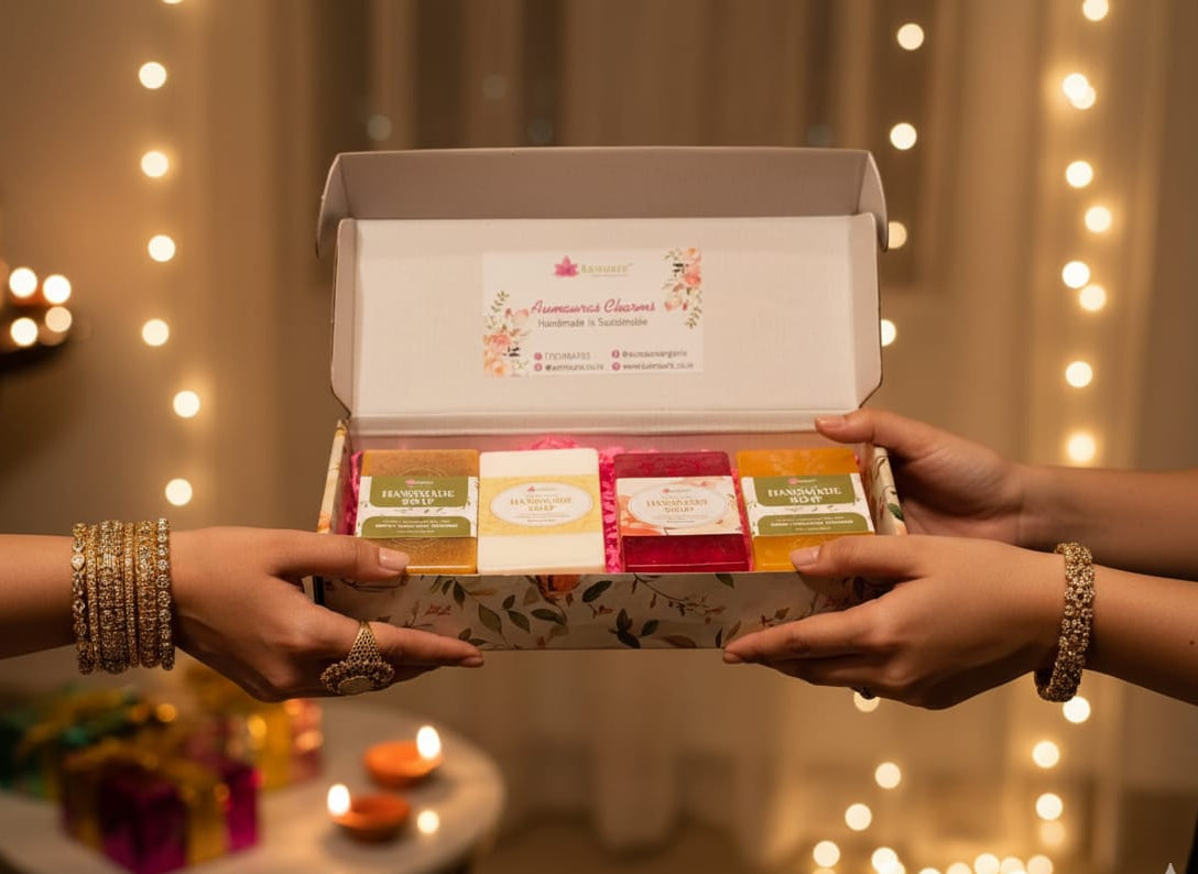 Handmade Soap Hamper | Pack of 4 Soaps